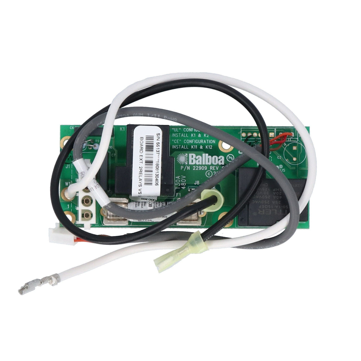 Circuit Board, Expander Kit, Balboa VS520Z/525Z/520SZ/520DZ/523DZ, 2-Speed Pump, w/30 Amp Fuse, w/Cables : 55137