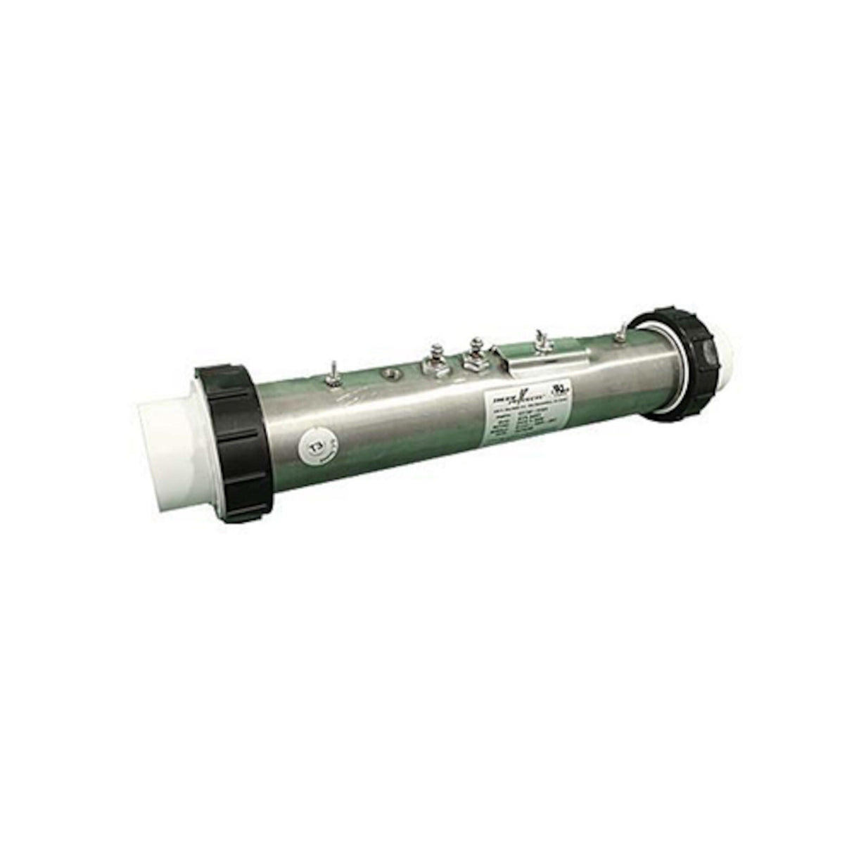 Heater Assembly, Gecko, M-Class, 5.5kW, 230V, 3" x 15"Long, w/2-1/2" x 2"Tailpieces : C2550-3101
