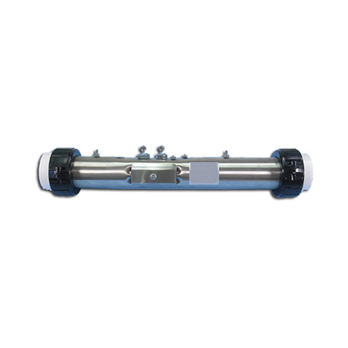 Heater Assembly, Hydroquip, 2.5kW, 230V, 2" x 15", w/Mounting Studs, External T-Well & 2" Tail Pieces : C2250-0309ET