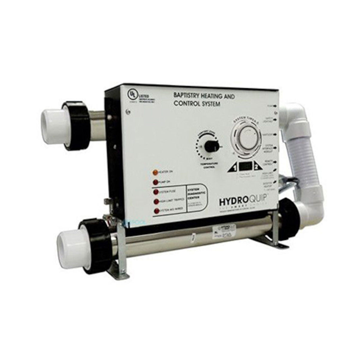 Baptismal Control System, Hydroquip BCS6005T Series, 230V, 11kW, 230V Pump Outlet, Auto-Fill/Drain Ready : BCS-6005T