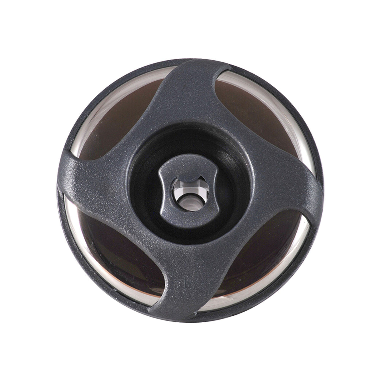 Jet Internal, Waterway Poly Storm, Rotating, 4" Face, Swirl, Dark Silver/Stainless : 212-0459-DSGS