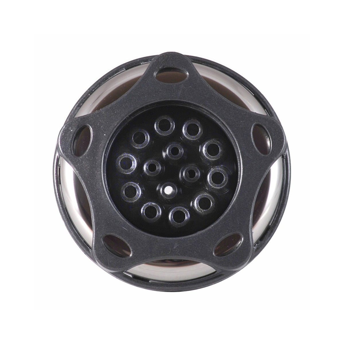 Jet Internal, Waterway Poly Storm, Multi-Massage, 3-3/8" Face, Revo, Dark Silver/Stainless : 212-3621-DSGSG