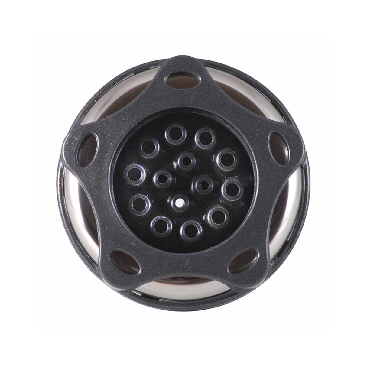 Jet Internal, Waterway Poly Storm, Multi-Massage, 3-3/8" Face, Revo, Dark Silver/Stainless : 212-3621-DSGSG