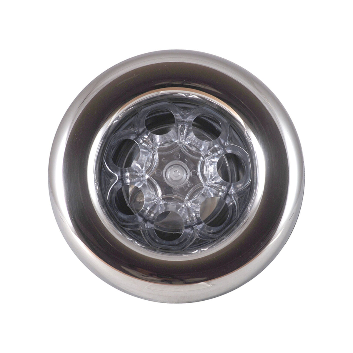 Jet Internal, Waterway Power Storm, LED, Directional, 5" Face, Smooth, Black/Clear : 212-7641SL