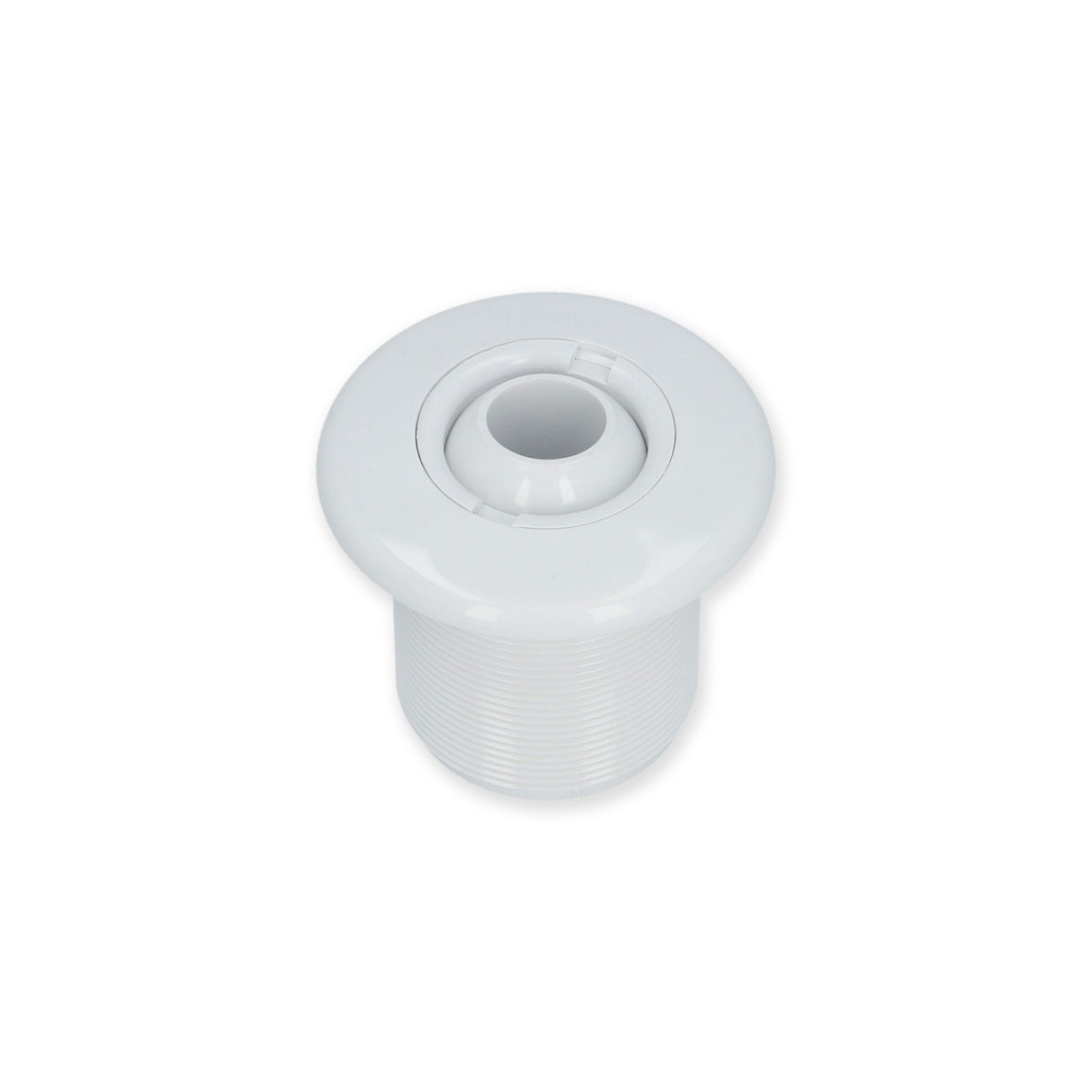 Wall Fitting Assembly, Jet, HydroAir Hydro-Jet, Extended Thread, White : 10-3600