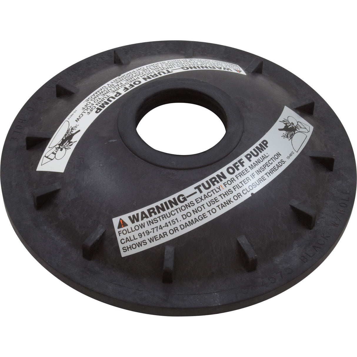 Tank Lid, Pentair, TR100C/TR140C/Triton C3, 8-1/2", Btr Thd : 154575 - Pentair - 154575 - PartsForSpas.com