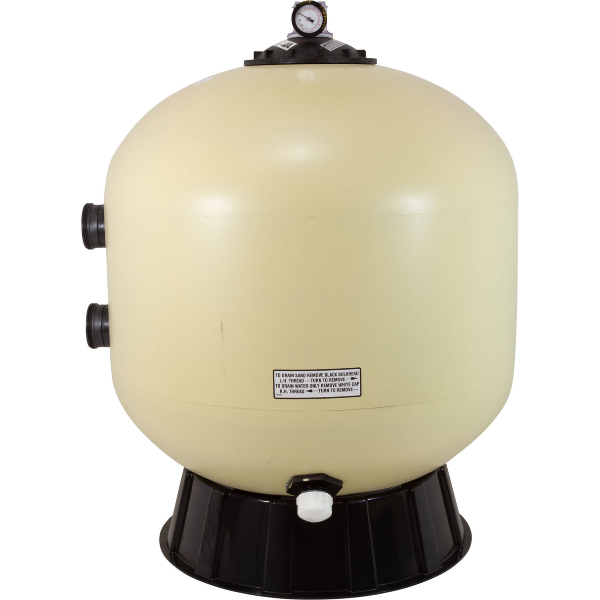 Filter Tank, Pentair TR100C, w/Foot Assy, Black : 153430 - Pentair - 153430 - PartsForSpas.com