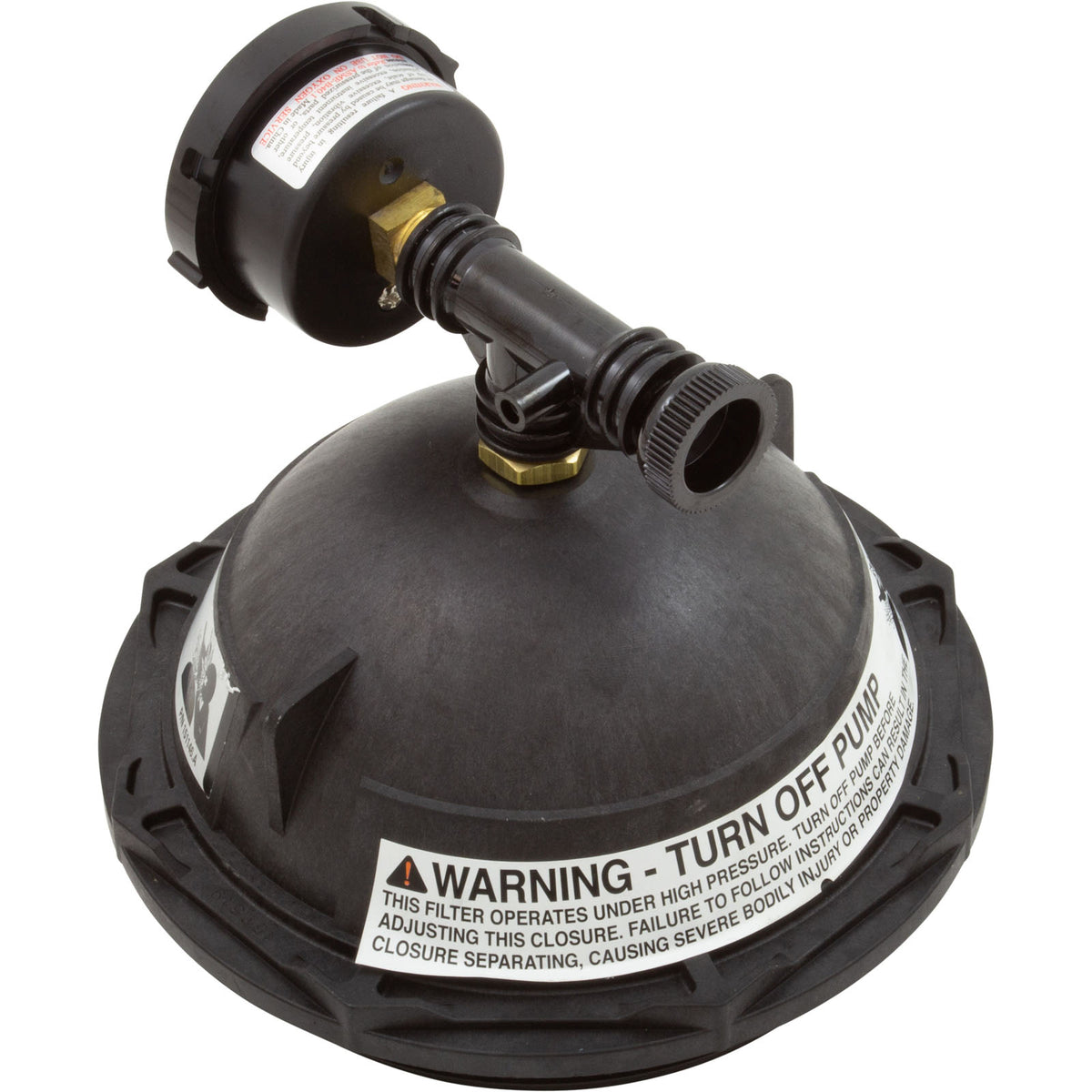 Tank Lid Kit, Pentair Triton II, 6" mbt, Black : 154641Z