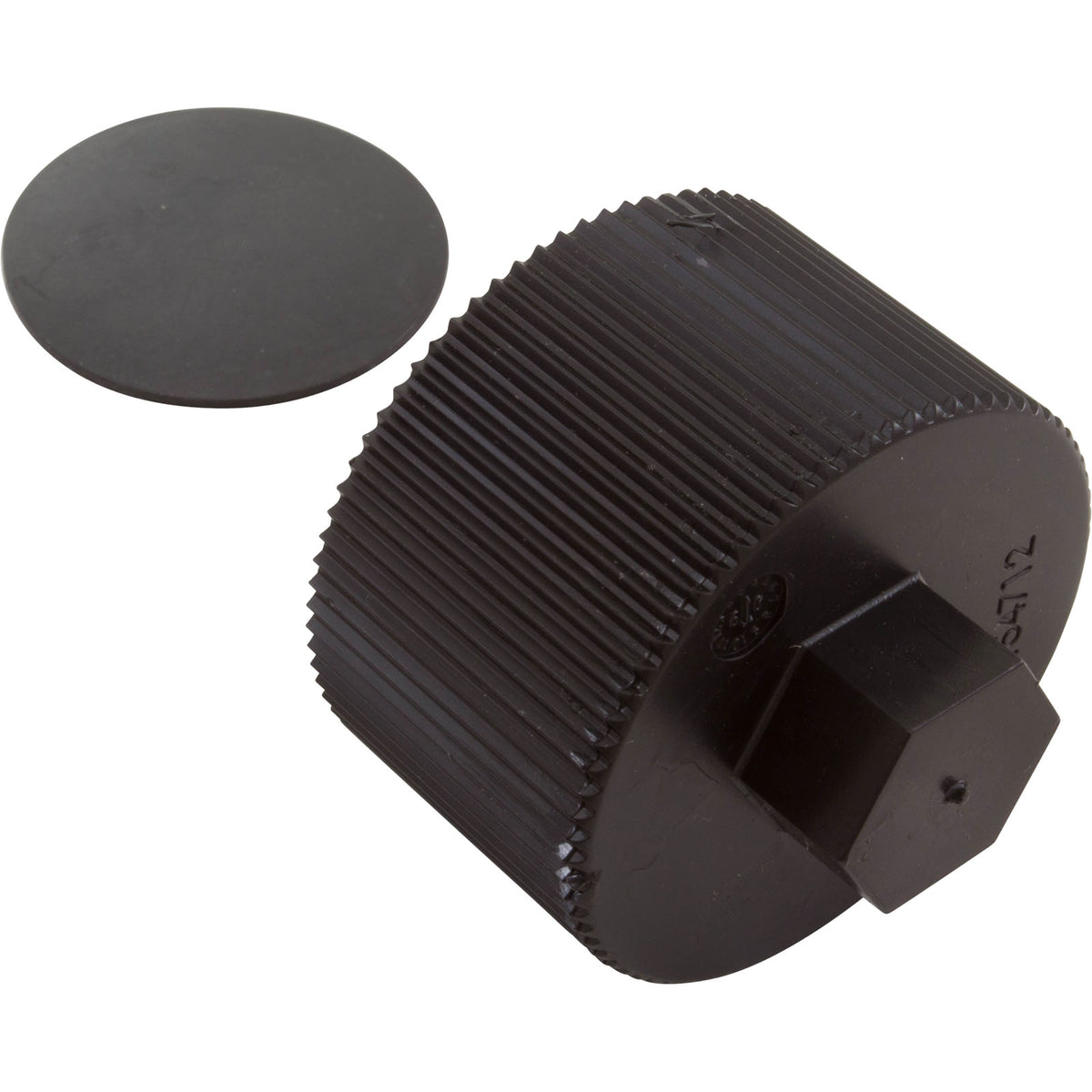 Drain Cap Assembly, Pentair Sta-Rite CristalFlo II, w/Gasket : 154712Z - StaRite/Pentair - 7.8838E+11 - PartsForSpas.com