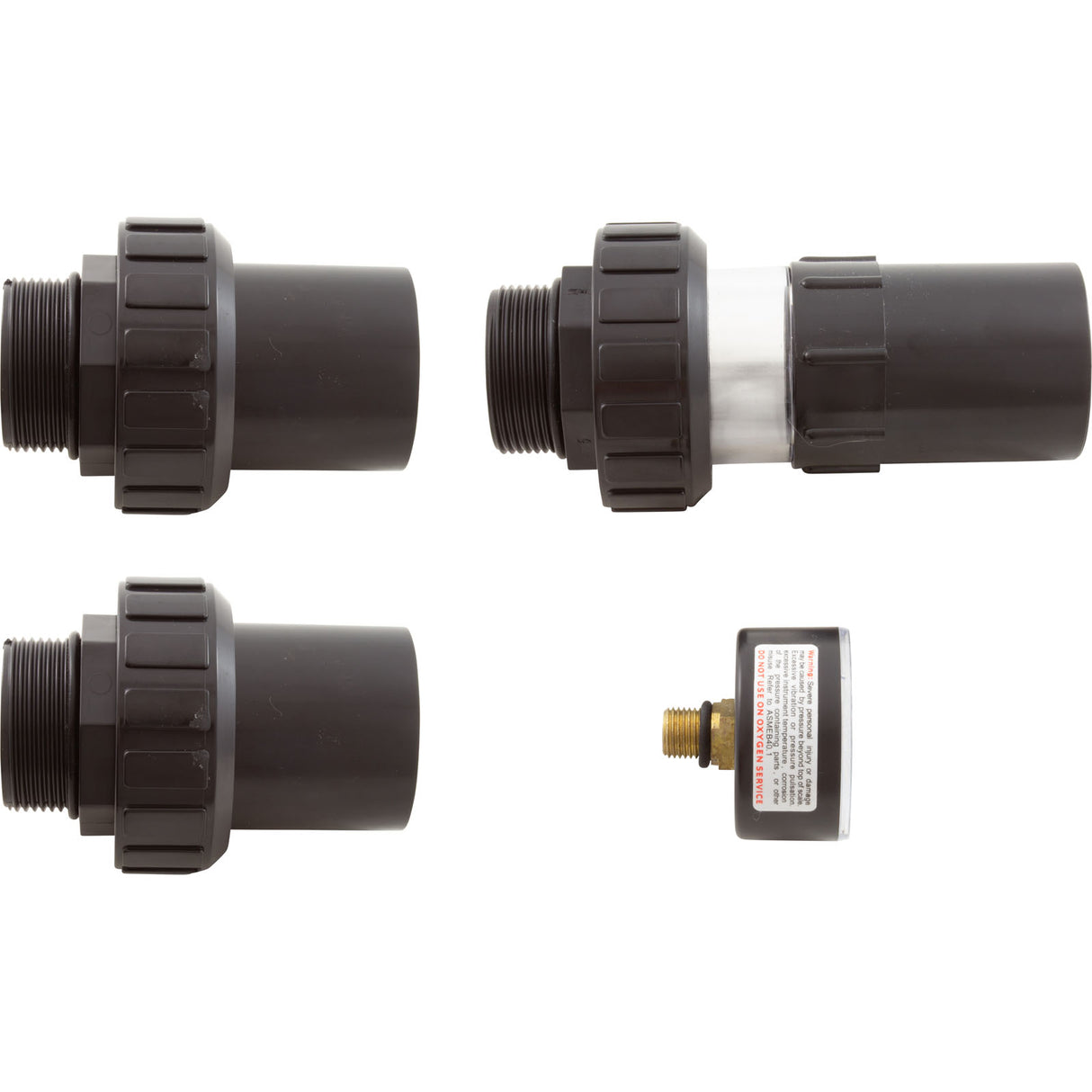 Union & Pressure Gauge Kit, Raypak Protege RPSF : 018252F - Raypak - 018252F - PartsForSpas.com