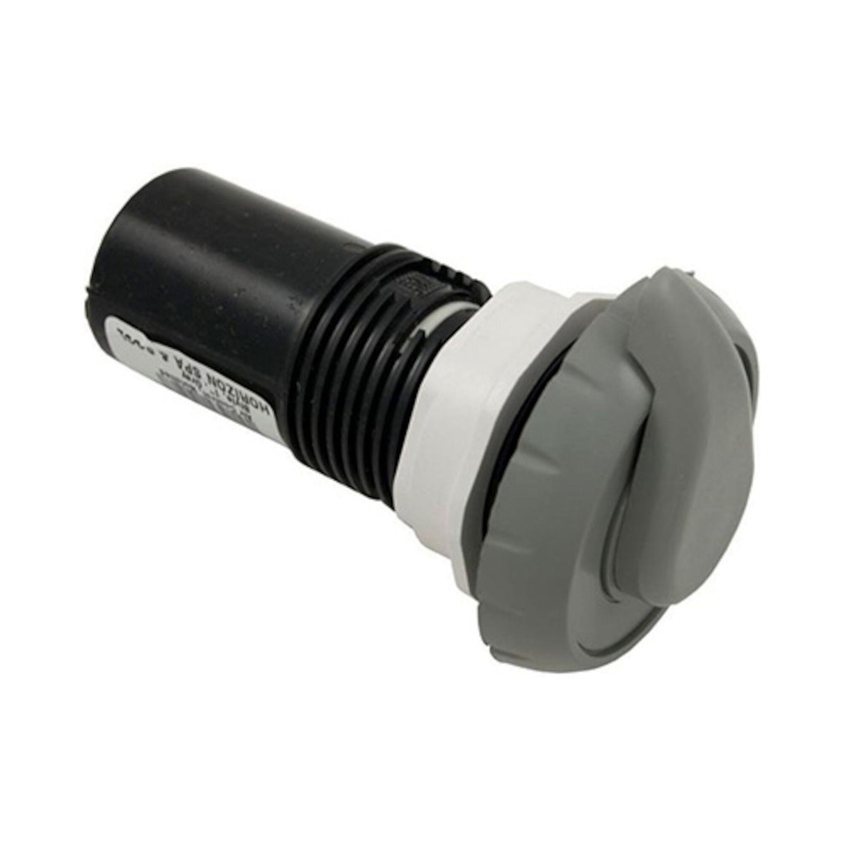Air Control, Waterway, 1" T/A Air Control, Scallop Cap & "S" Style Handle, Gray/Black : 660-5101G-PS