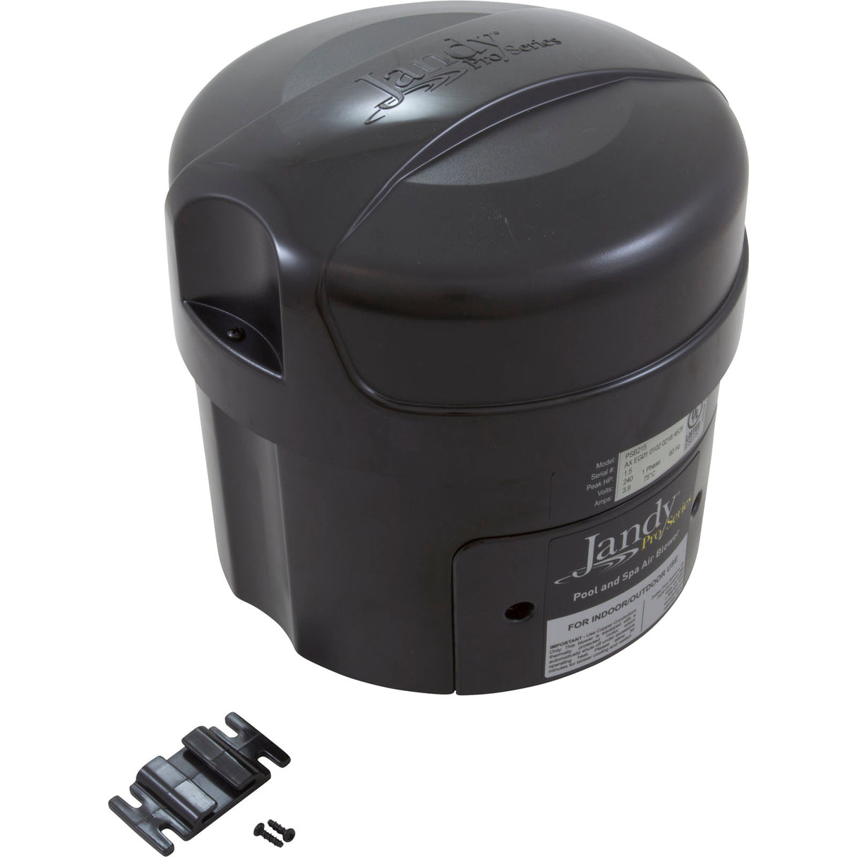 Blower, Zodiac Jandy, Plastic, 1.5hp, 230v, 3.9A, Hardwire : PSB215
