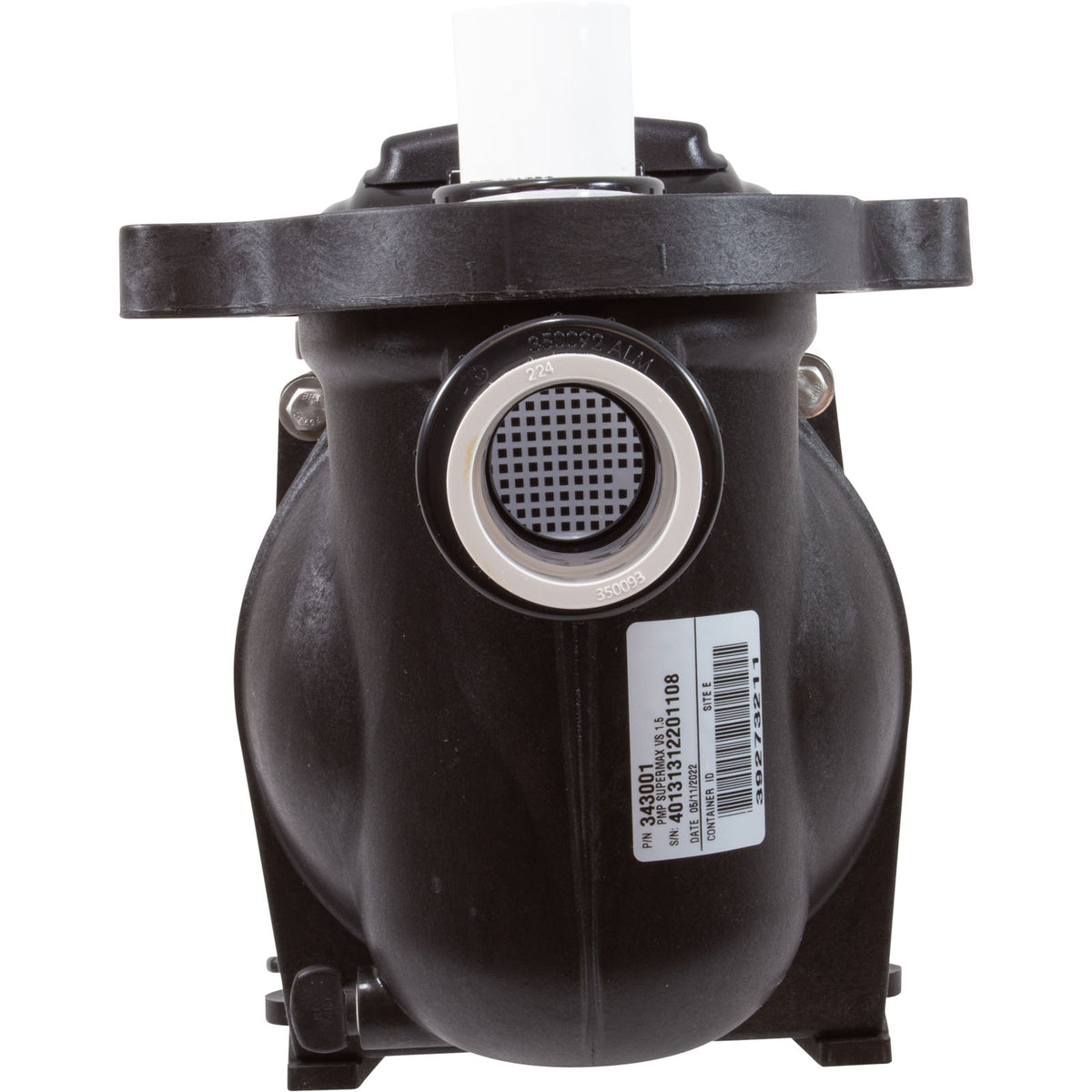 Pump, Pentair SuperMax VS, 1.5hp, 115/208-230v Var-Spd, Blk : 343001