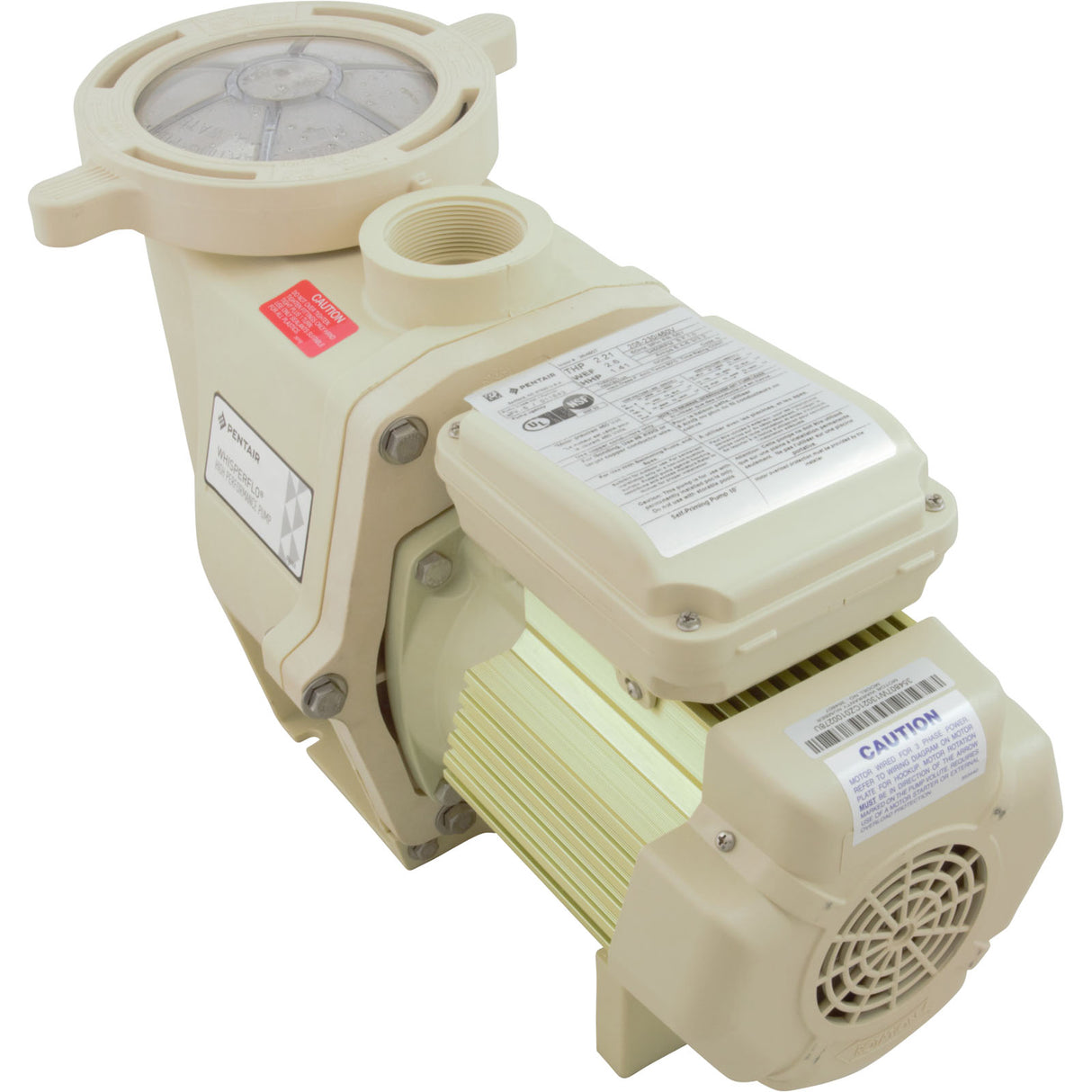 Pump, Pentair WhisperFlo, 1.5hp, 208-230/460v, 3-Phase, SD : 011642
