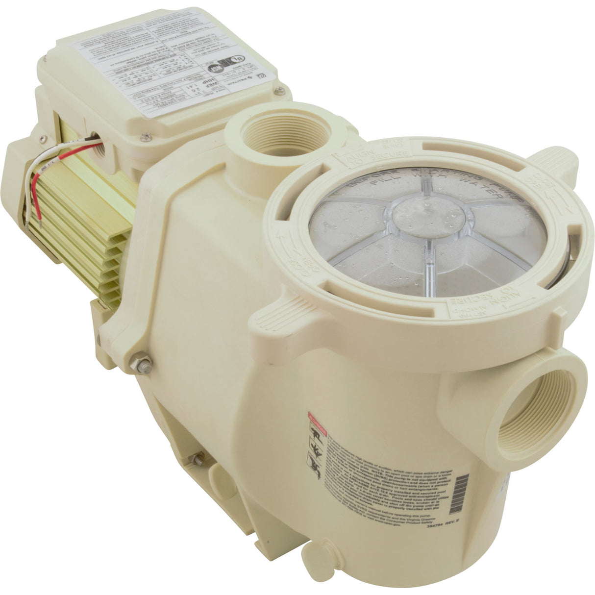 Pump, Pentair WhisperFlo, 1.5hp, 208-230/460v, 3-Phase, SD : 011642