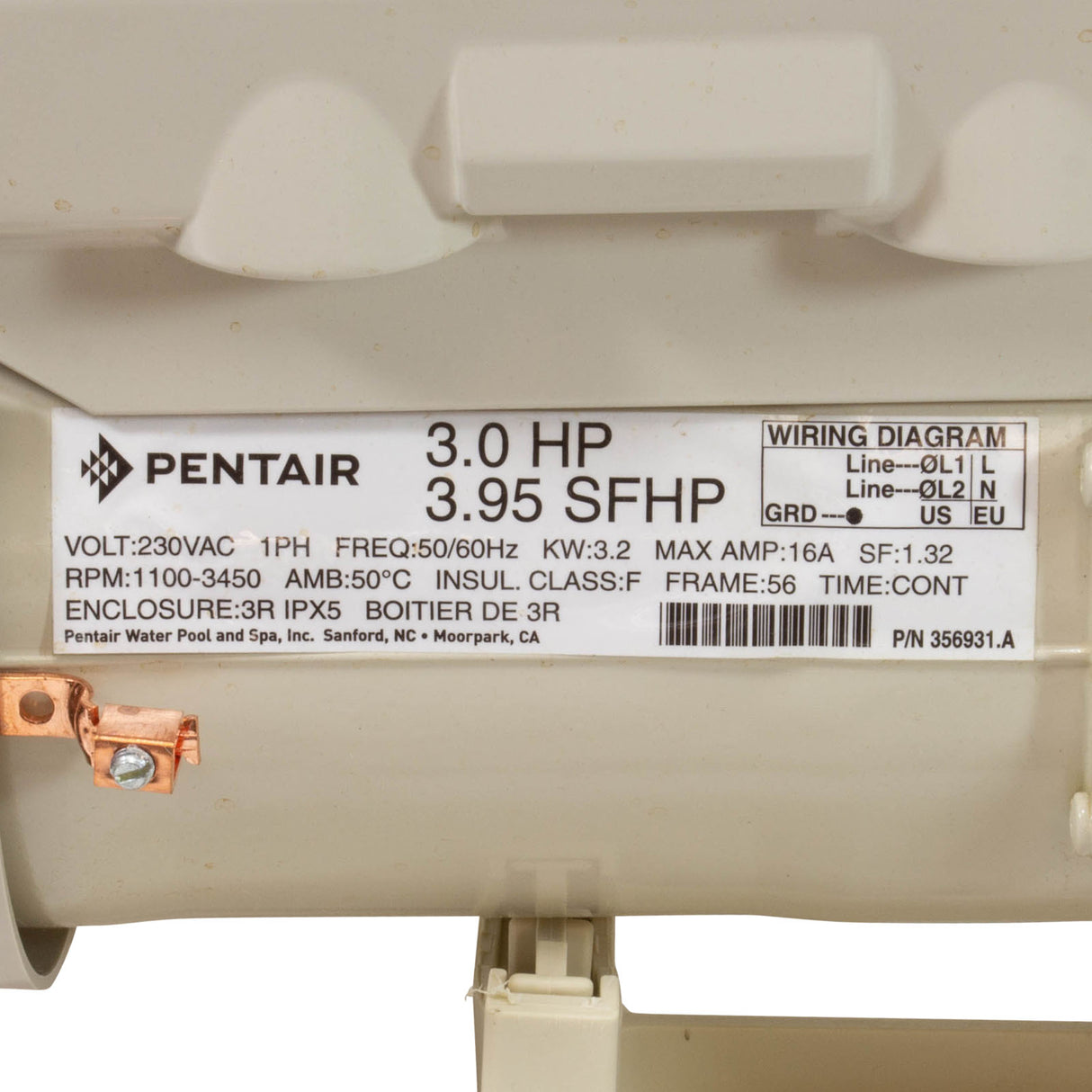 Pump, Pentair IntelliFlo VS+SVRS, 3.0hp, 230v, Var-Spd, 2"x2" : 011057 - Pentair - 788379861513 - PartsForSpas.com