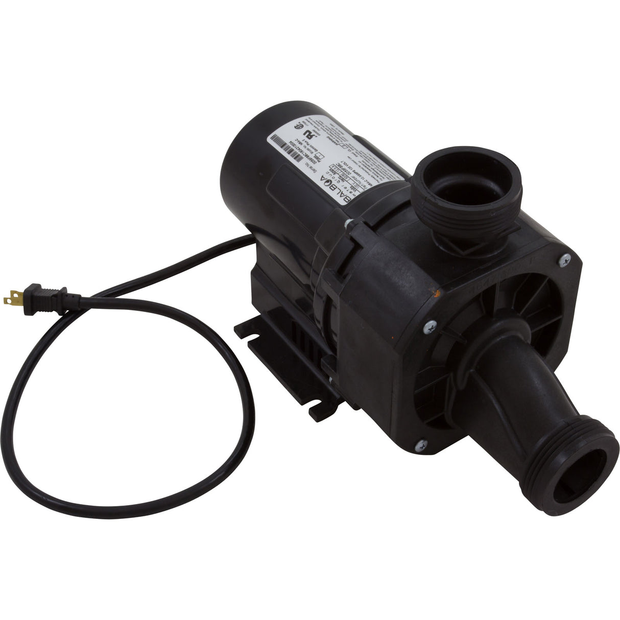 Pump, Bath, BWG Gemini Plus II VS, 1.5hp, 115v, 1-1/2", OEM : 0059F88C - HydroAir/Balboa - 0059F88C - PartsForSpas.com