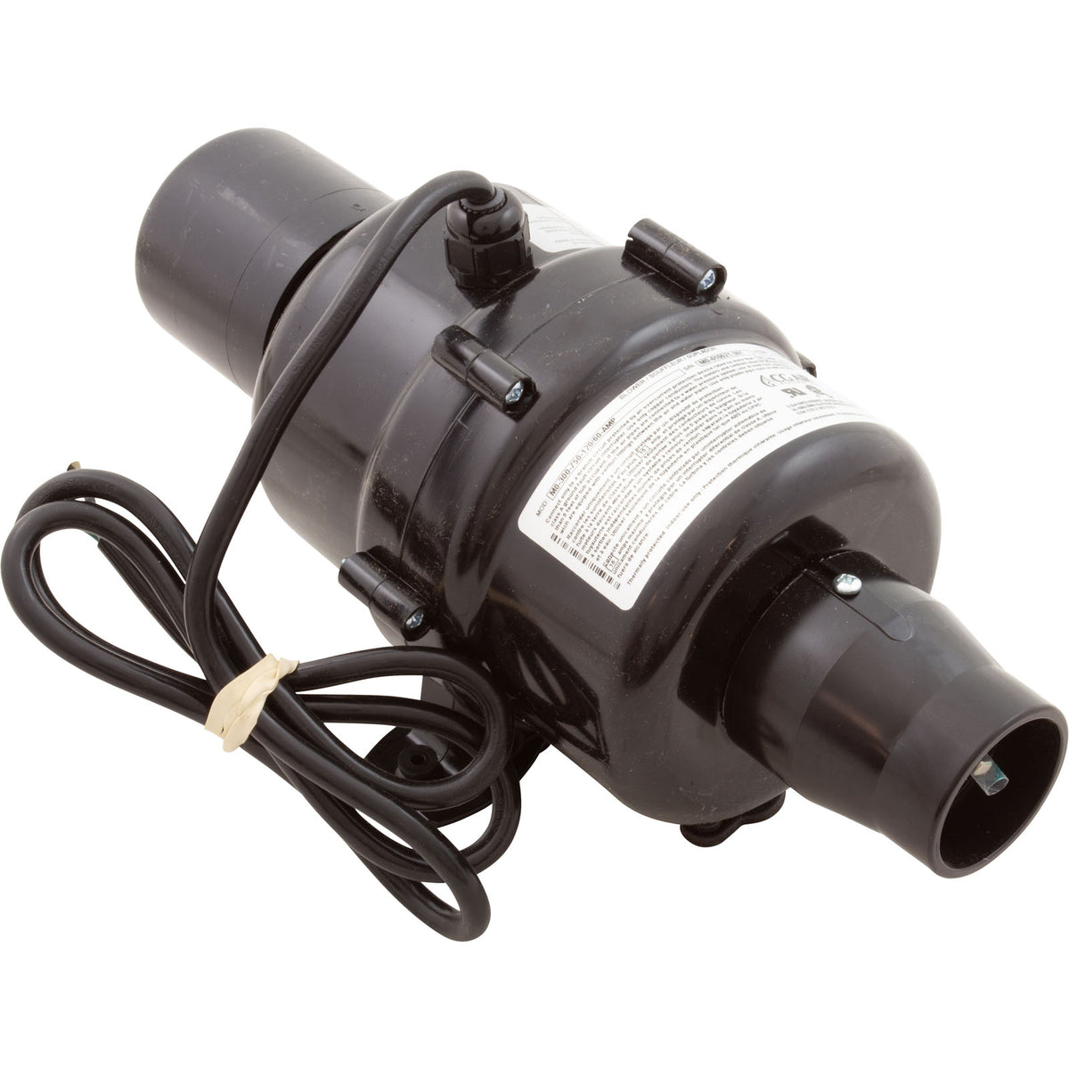 Blower, CG Air Millenium O, 115v, 9.5A, Heater, 3' AMP, w/Muffler : MO300750120/60A