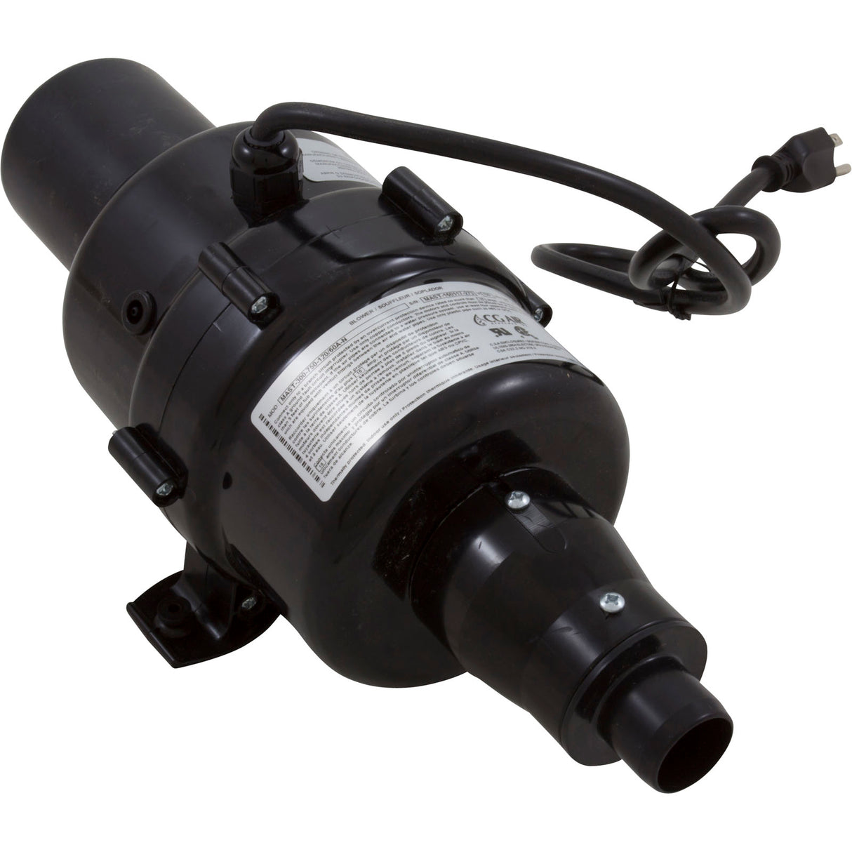 Blower, CG Air Millenium AS, 115v, 9.5A, w/Htr, Mflr, 3ft Nema, AS : MAST300-750-120/60AN