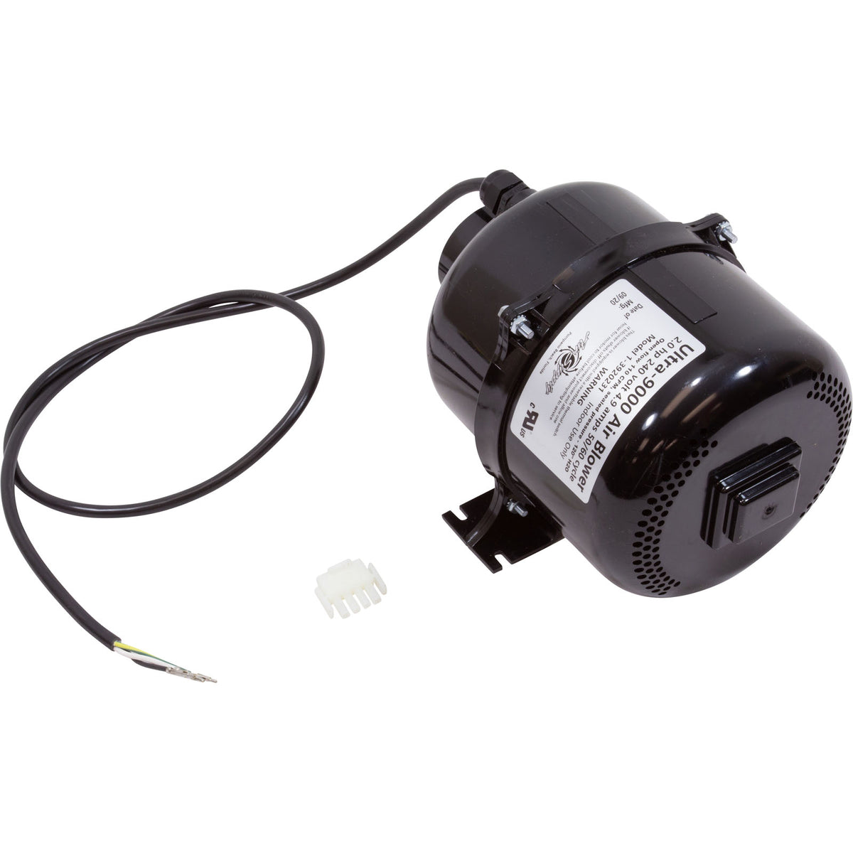 Blower, Air Supply Ultra 9000, 2.0hp, 230v, 4.9A, 4ft AMP : 3920231