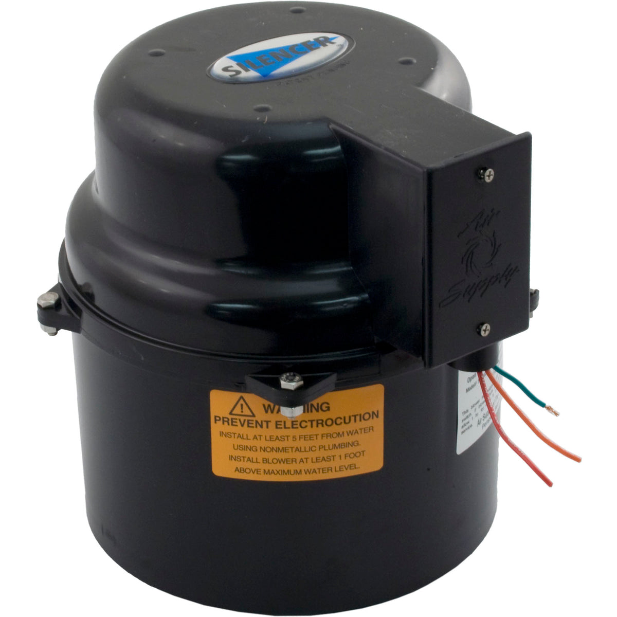 Blower, Air Supply Silencer, 1.0hp, 230v, 2.5A, Hardwire : 6310241