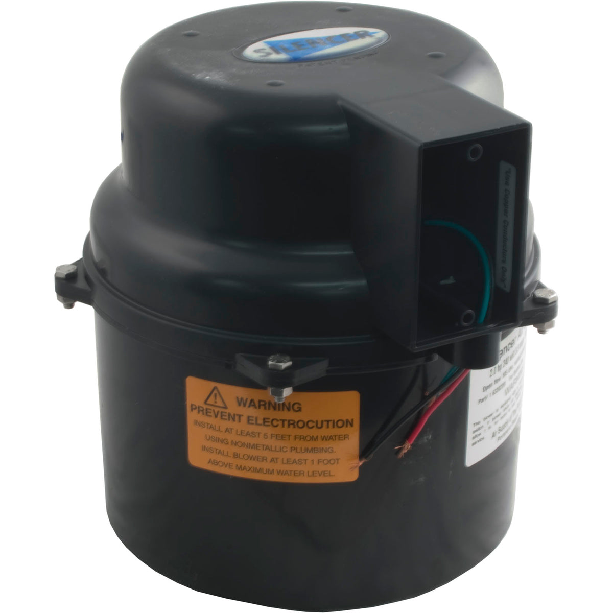 Blower, Air Supply Silencer, 2.0hp, 230v, 5.5A, Hardwire : 6320241