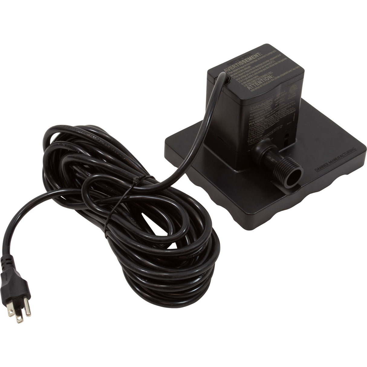 Pump, Submersible, Danner Cover Care Auto 360, 360gph, 3/4"GHT : 02531 - Danner Manufacturing Inc - 02531 - PartsForSpas.com