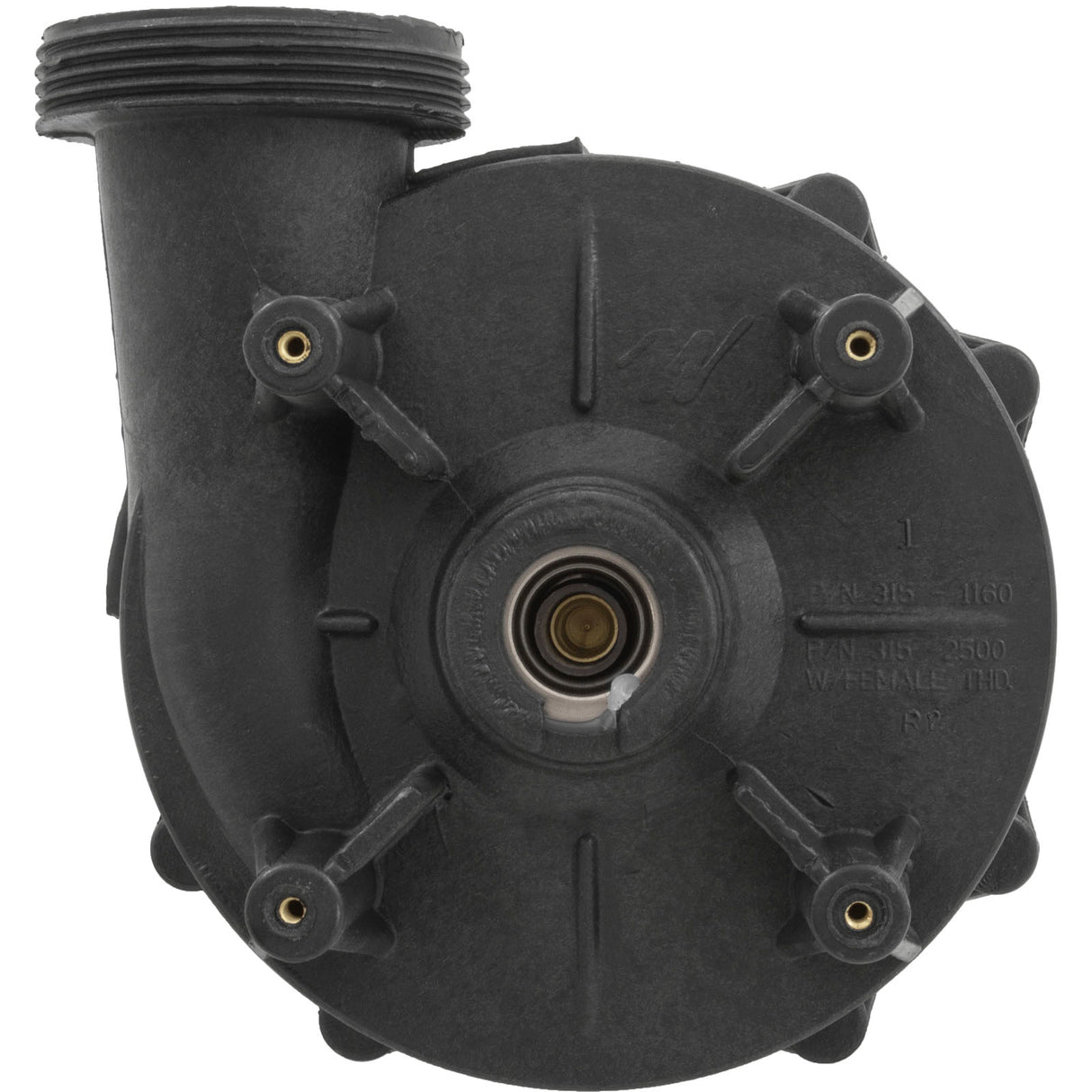 Wet End, WW Hi-Flo 4.0hp 2"mbt 48fr : 310-1160SD - Waterway Plastics - 806105061782 - PartsForSpas.com