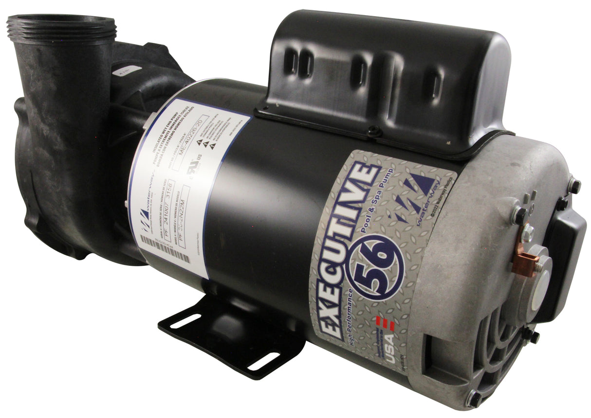Pump, WW Executive, 4.0hp, 230V, 2-Spd, 56Fr, 2", 8ft Cord : ME-40226-20