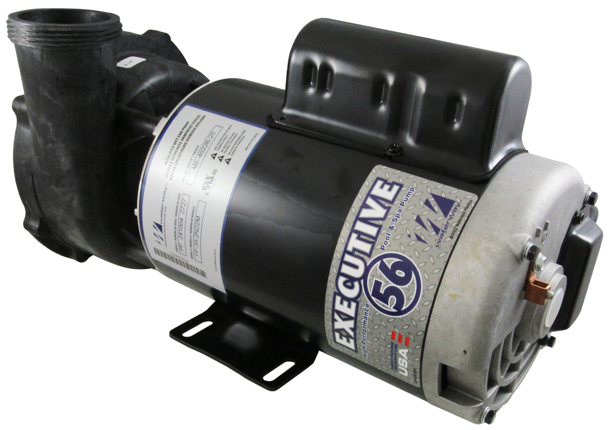 Pump, WW Executive, 4.0hp, 230V, 2-Spd, 56Fr, 2-1/2", 8ft Cord : ME-40226-25