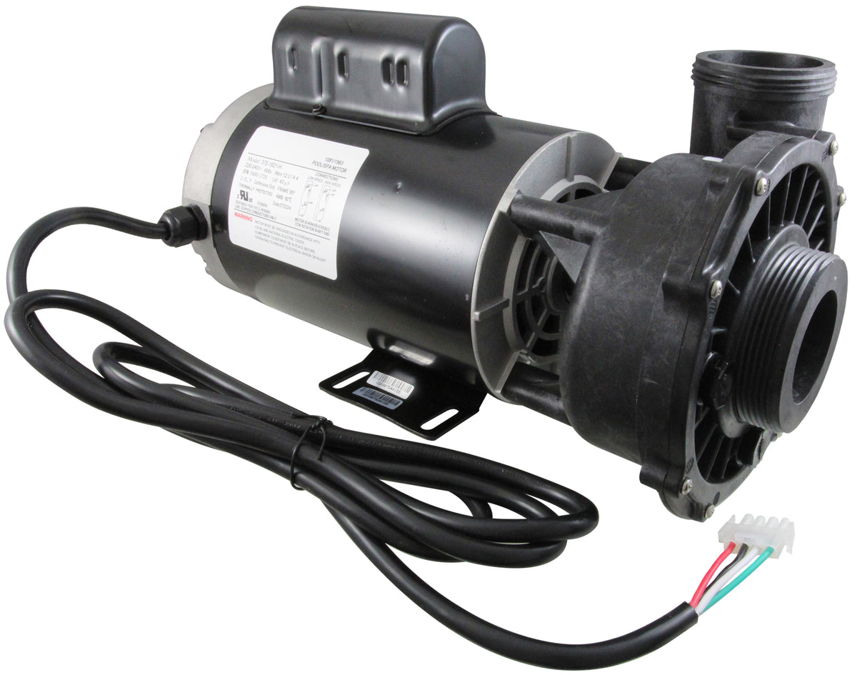 Pump, WW Executive, 4.0hp, 230V, 2-Spd, 56Fr, 2-1/2", 8ft Cord : ME-40226-25