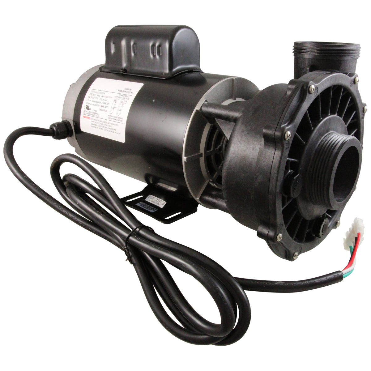 Pump, WW Executive, 3.0hp, 230V, 2-Spd, 56Fr, 2", 8ft Cord : ME-30226-20 - Waterway Plastics - 806105682437 - PartsForSpas.com