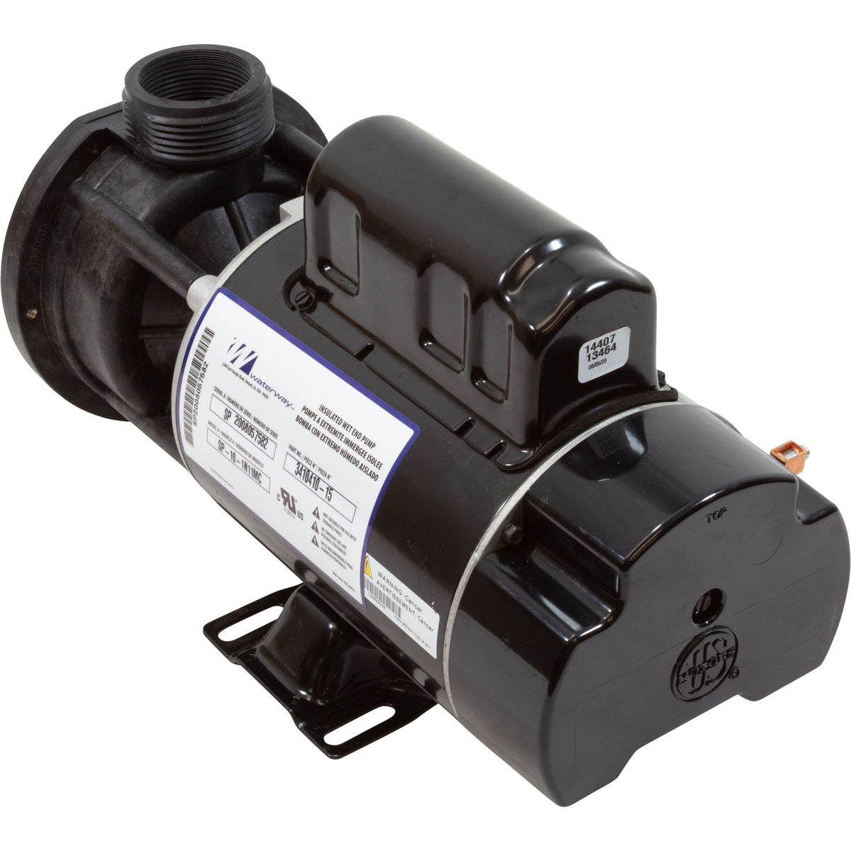 Pump, WW E-Series, 1.0SPL, 115v, 1-Spd, 48fr, 1-1/2", OEM : 3410410-15