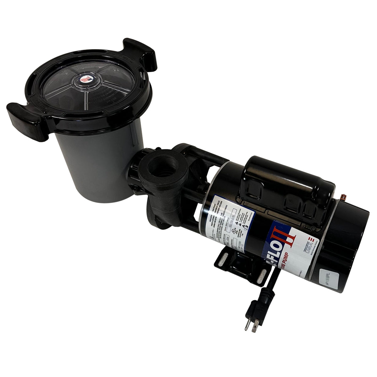 Pump, WW Hi-Flo II, 1.0SPL, 2-Spd, 115v, 6"Trp, ft Nema, Vert : SD-07-2-N