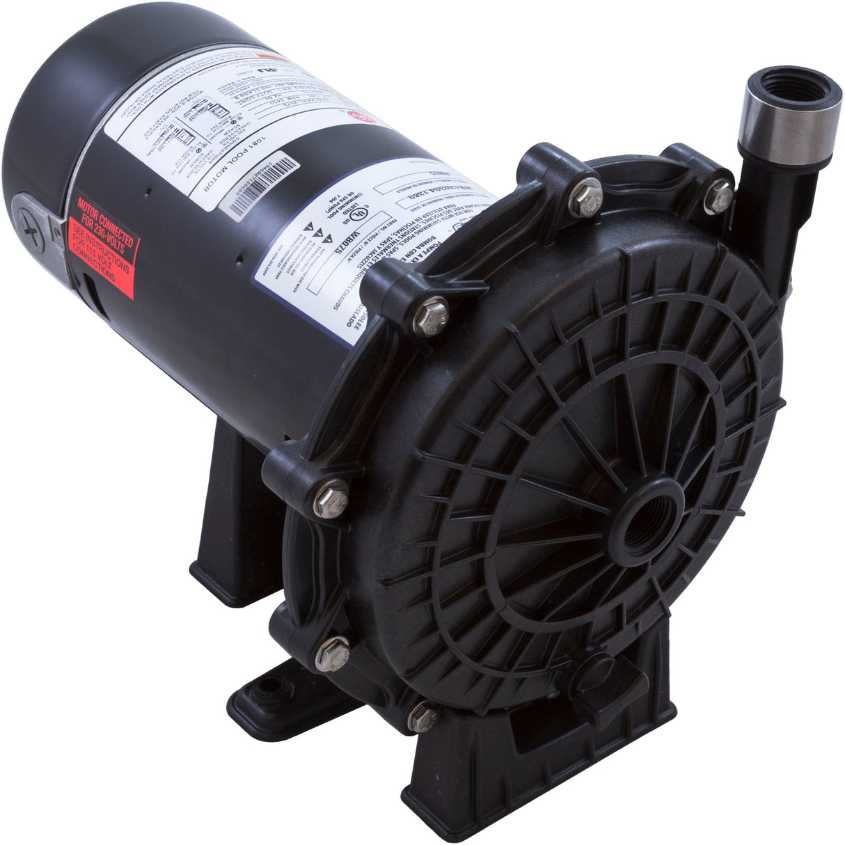 Pump, Booster, Waterway Universal, 0.75hp, 115v/230v, 3/4"fpt, OEM : 3810430-1PDA - Waterway Plastics - 806105506252 - PartsForSpas.com