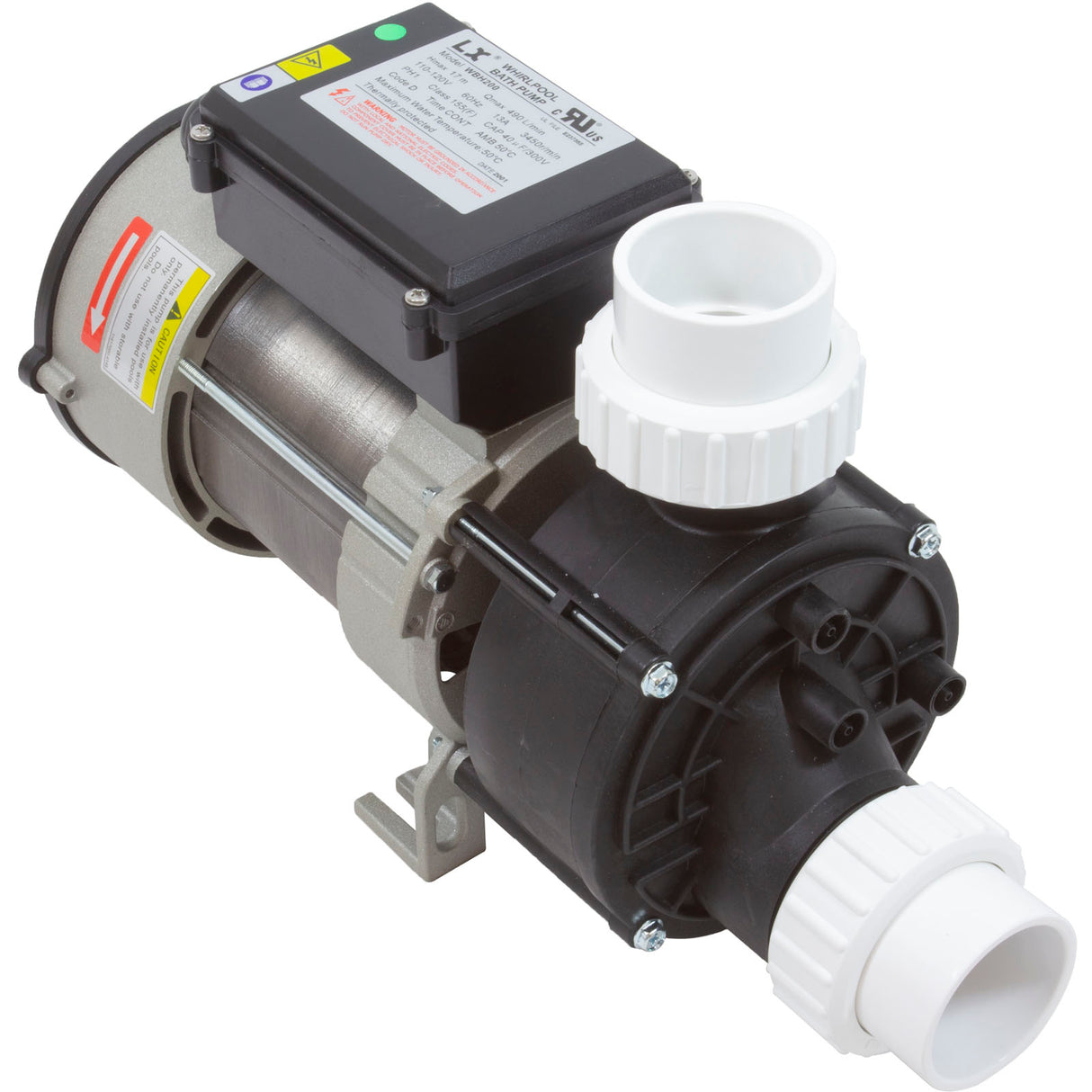 Pump, Bath, LX WBH, 13.0A, 115v, 1.5", w/Air Switch : WBH200 - Lingxiao (LX) Pump - WBH200 - PartsForSpas.com