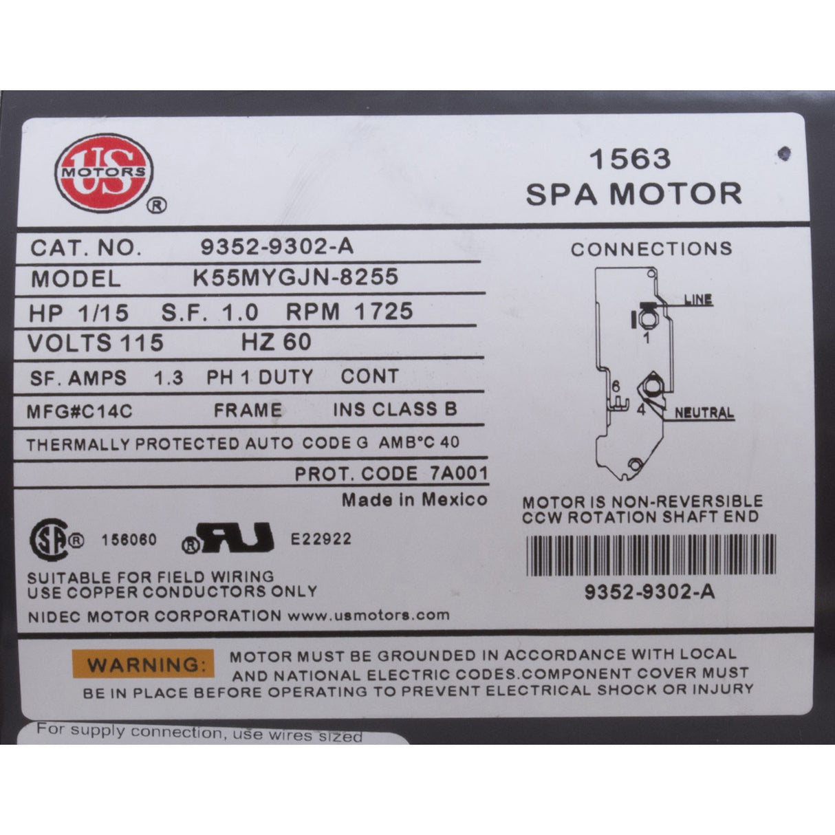 Pump, Circ, Gecko Aqua Flo CMHP, 1/15hp, 115v, 1-1/2", OEM : 02093000-2010 - Aquaflo/Gecko - 02093000-2010 - PartsForSpas.com