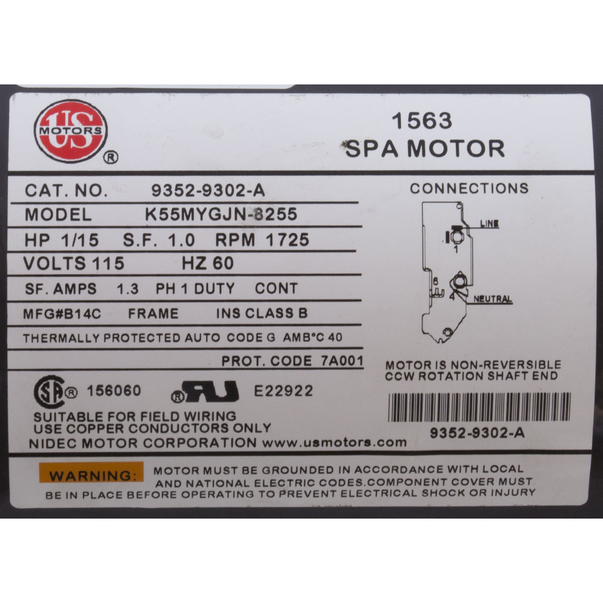 Pump, Circ, Gecko Aqua Flo CMCP, 1/15hp, 115v, 1-1/2", OEM : 02593000-2010 - Aquaflo/Gecko - 02593000-2010 - PartsForSpas.com