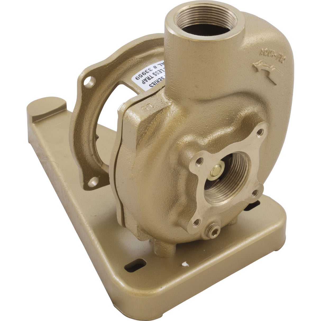 Wet End, Val-Pak AquaFlo A, 1.5hp, 1-1/2", No Trap : 11915010 - Val-Pak - 11915010 - PartsForSpas.com