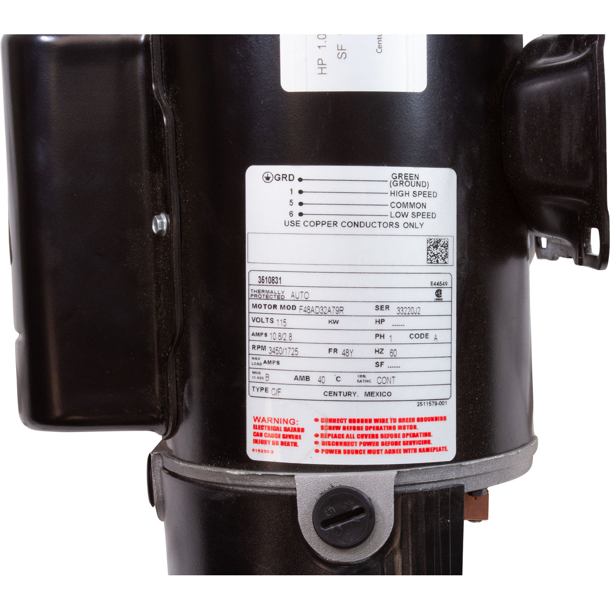 Pump, Aqua Flo XP2, 1.0hp Century, 115v, 2-Speed, 48 Frame, 2" : - Aqua Flo - - PartsForSpas.com