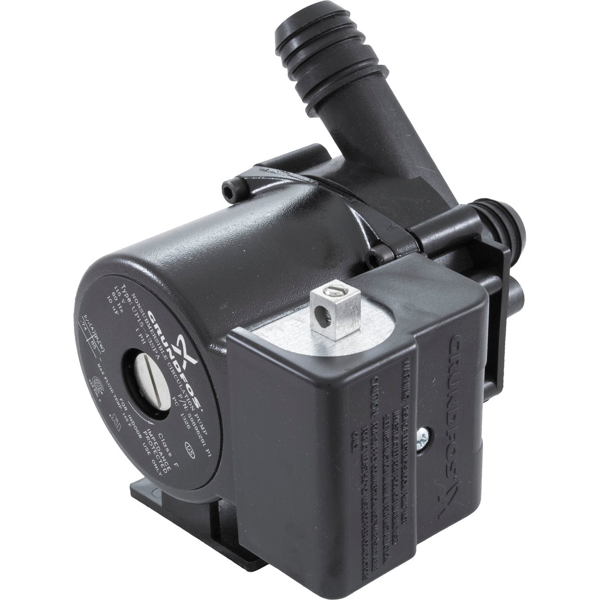 Pump, Circ, Grundfos, 115v, 1" Barb, 12-18 GPM, New Version, OEM : 59896291 - Grundfos - 943759896291 - PartsForSpas.com