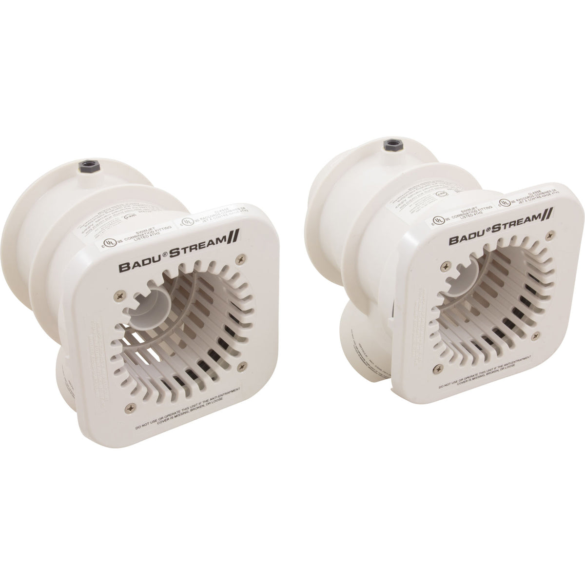 SwimJet Sys, Speck BADU Stream II, 4.0hp, Square Cover, 2-Jet : SS484-2400M-1SW - Speck Pumps - SS484-2400M-1SW - PartsForSpas.com