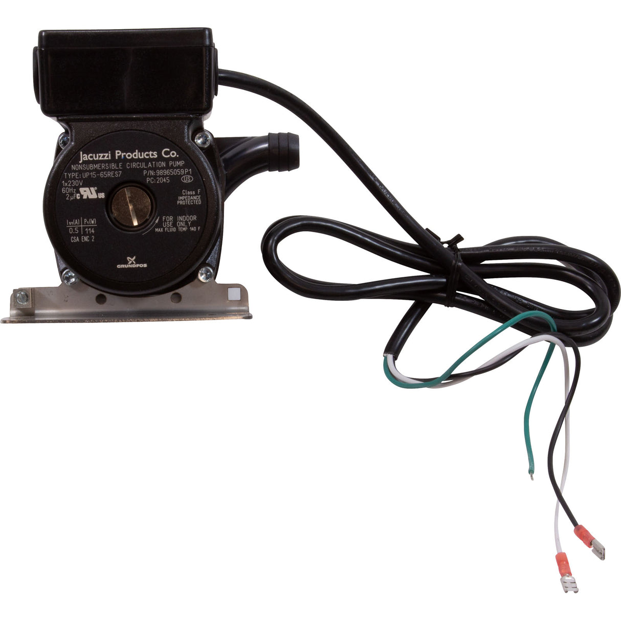 Pump Kit, Circ, Jacuzzi/Sundance, 240 Volt : 6000-125RK