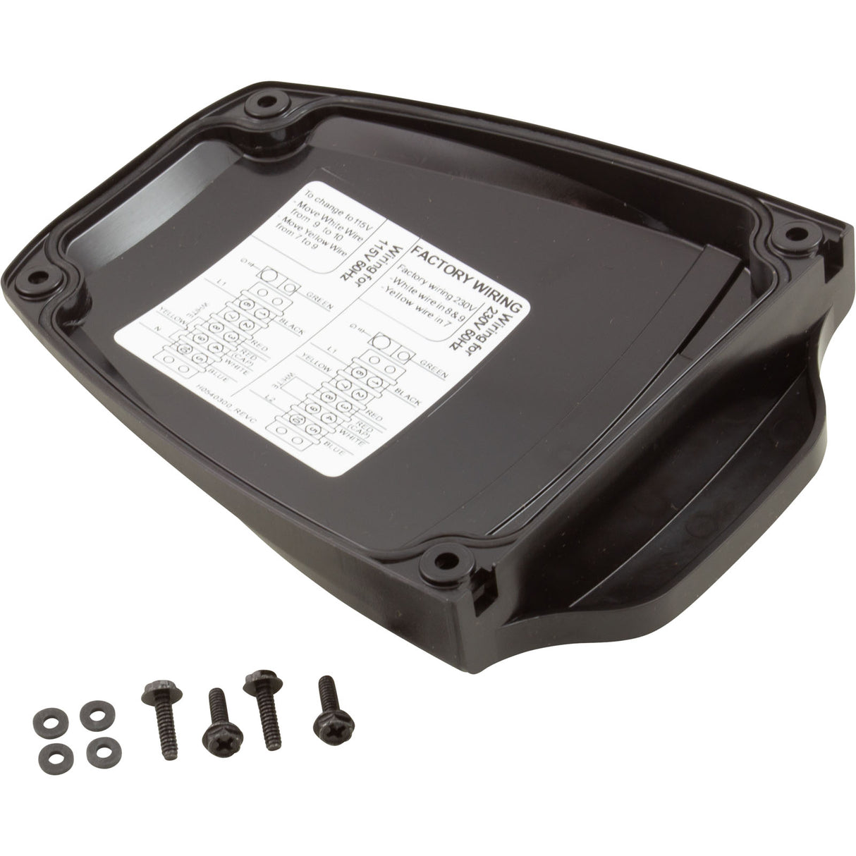 Capacitor Housing Cover, Zodiac Polaris PB4SQ Booster Pump : R0722900