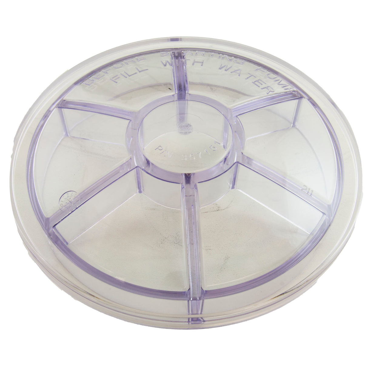 Trap Lid, Pentair WhisperFlo, After 11/98, See Thru : 357151Z - Pentair - 788379911478 - PartsForSpas.com