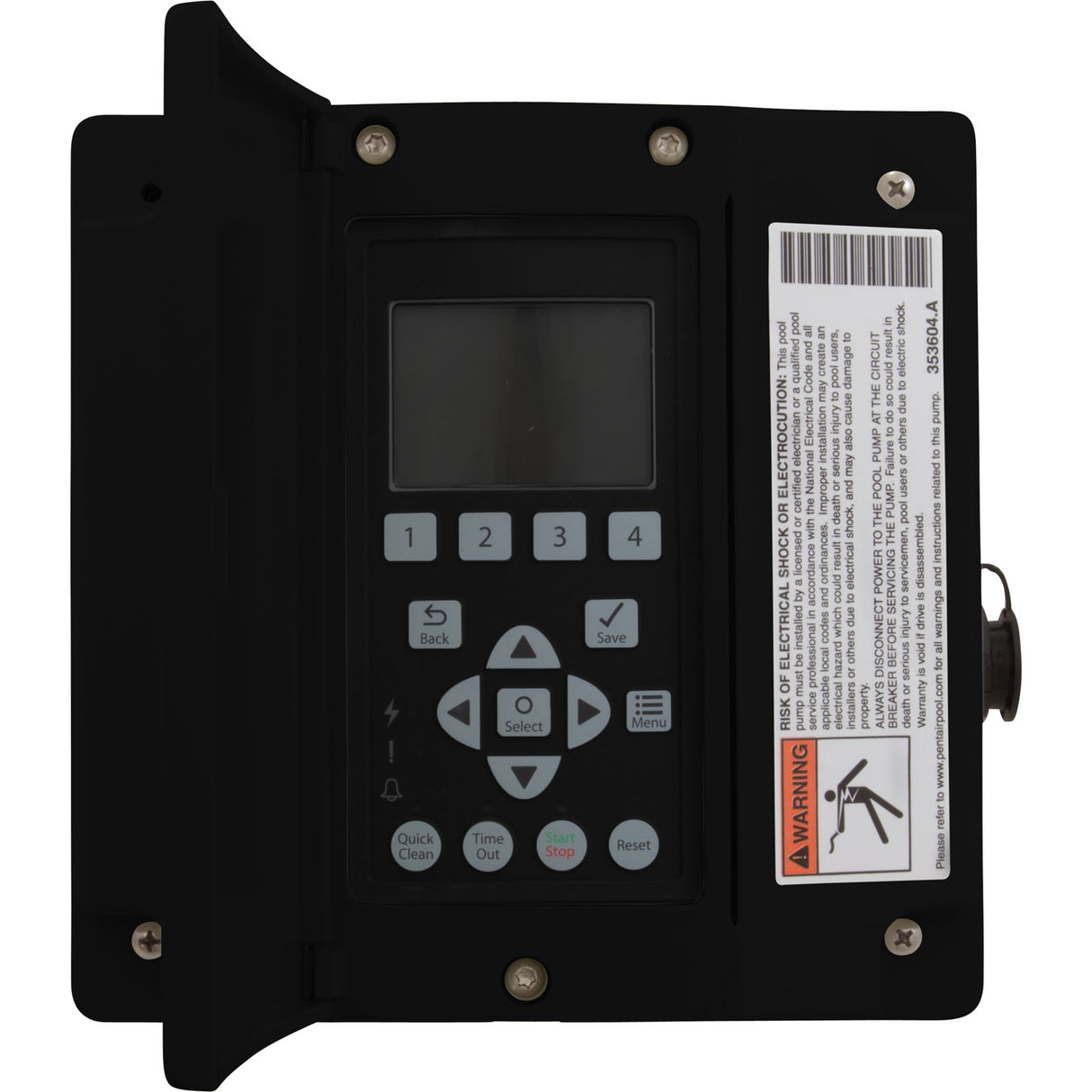Drive Kit, Pentair Sta-Rite IntelliPro, Black, w/ Keypad : 356893Z - Pentair - 788379863616 - PartsForSpas.com