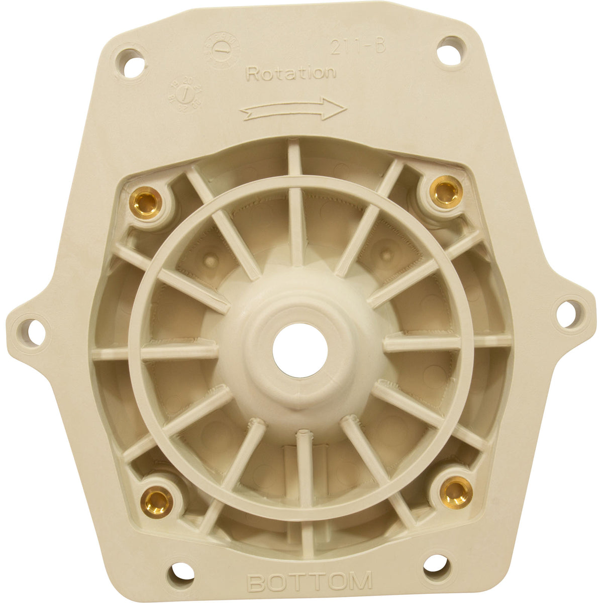 Seal Plate, Pentair Purex IntelliFlo VS, Almond, 6/94-present : 074564Z