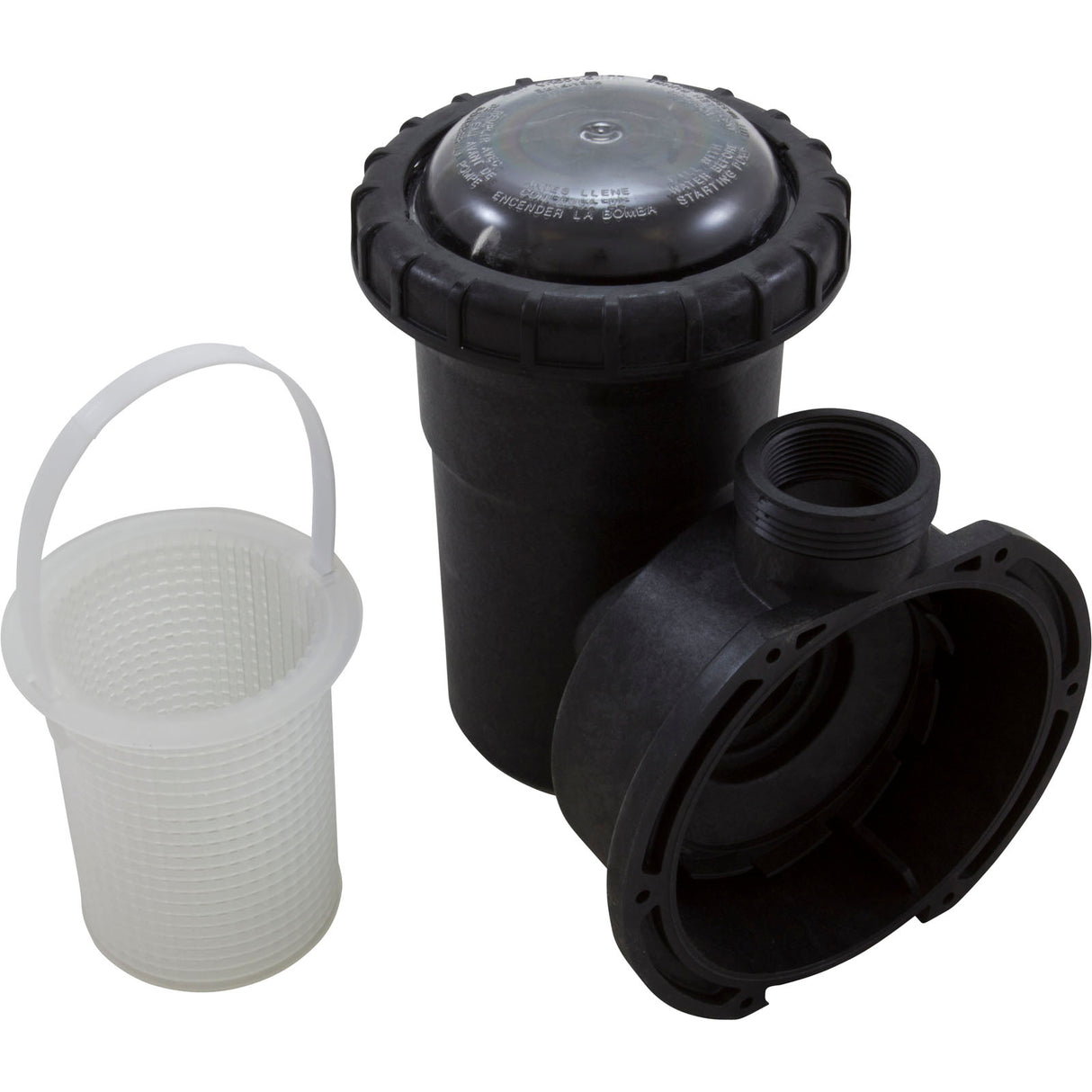 Trap/Pump Body Carvin L Series, w/Plug : 16030504R - Carvin - 16030504R - PartsForSpas.com