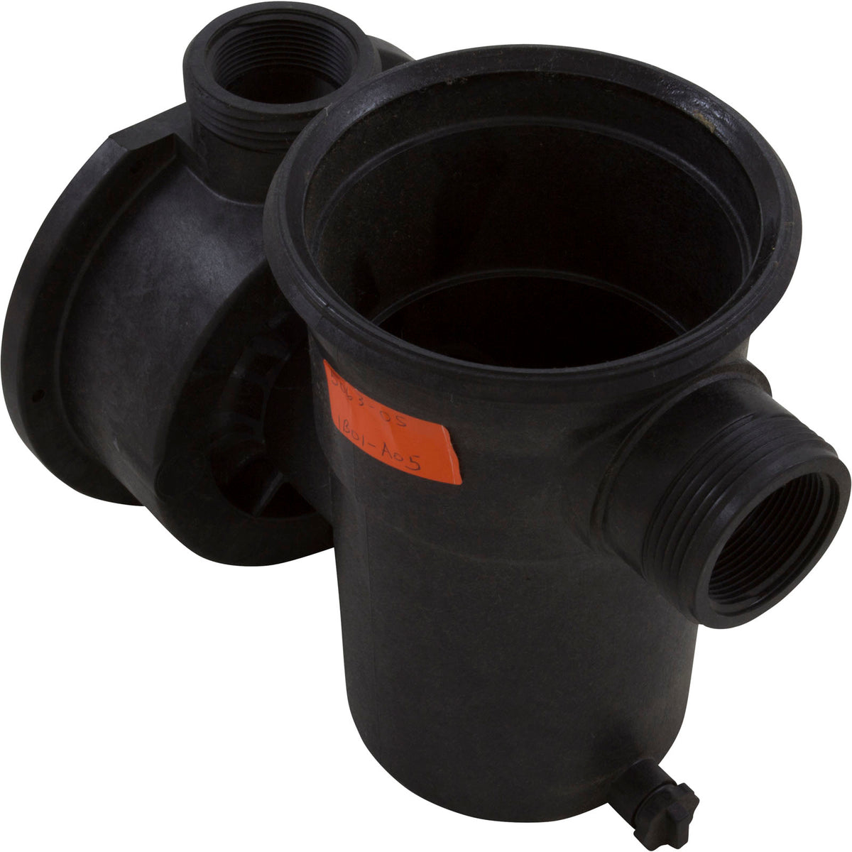 Trap/Pump Body, Carvin LR, w/ Plug : 16030702R - Carvin - 16030702R - PartsForSpas.com