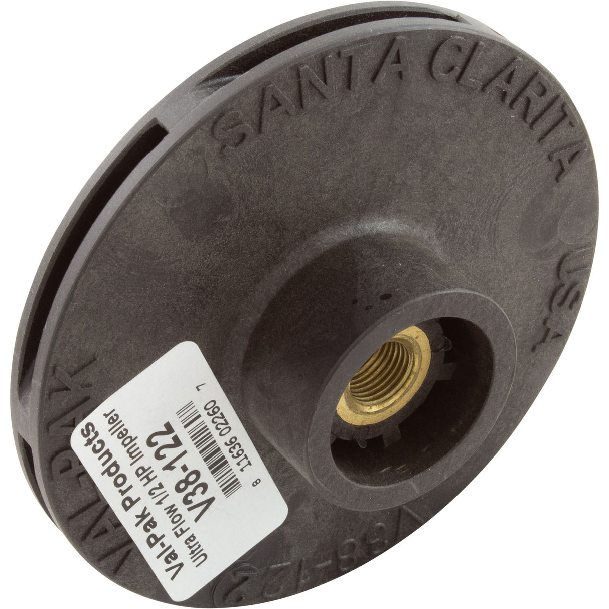 Impeller, Pent Am Prod UltraFlow, 0.5hp, AntiSpin, Generic : 39005600 - Val-Pak - 811636022607 - PartsForSpas.com